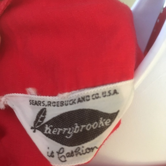 Vintage 1960's Red Women's Shirt S. Kerrybrooke - Picture 8 of 8